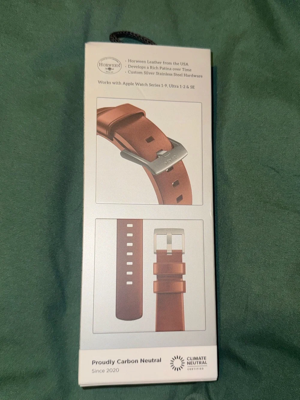 Nomad Modern Brown Leather Apple Watch Band